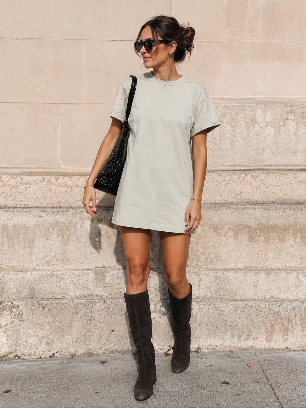Zara stretch tshirt dress